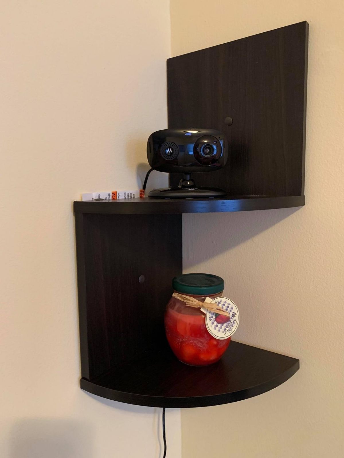 2 Tier Corner Floating Shelves
