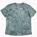 Lululemon Men XL Tie Dye Mint Tidewater Teal Fast Free Short Sleeve Spray Shirt