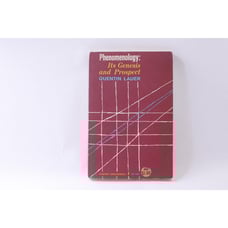 Phenomenology, Its Genesis and Prospect, Quentin Lauer, Harper Torchbooks, 1320