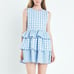 NWT English Factory Gingham Tiered Mini Dress
