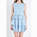 NWT English Factory Gingham Tiered Mini Dress