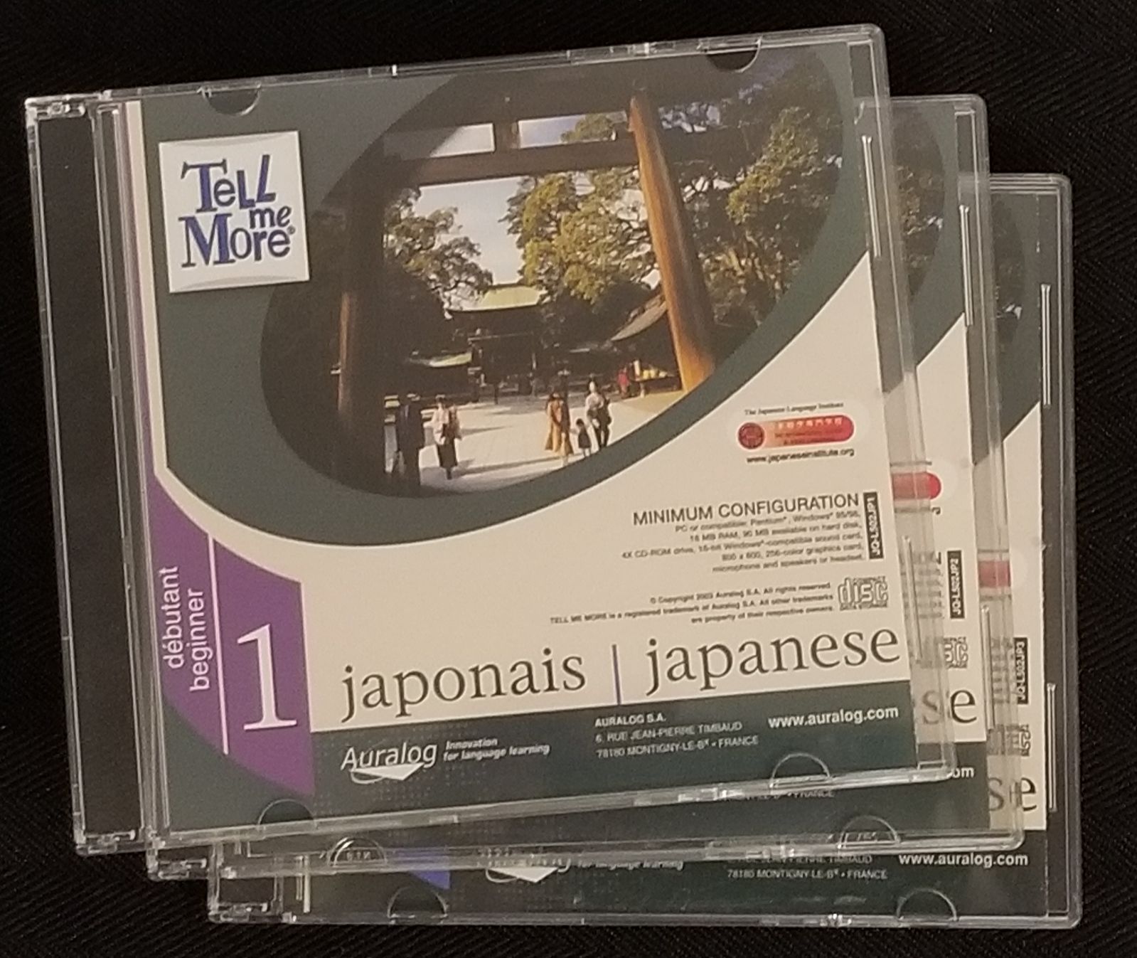 TeLL me More Japanese CDs.