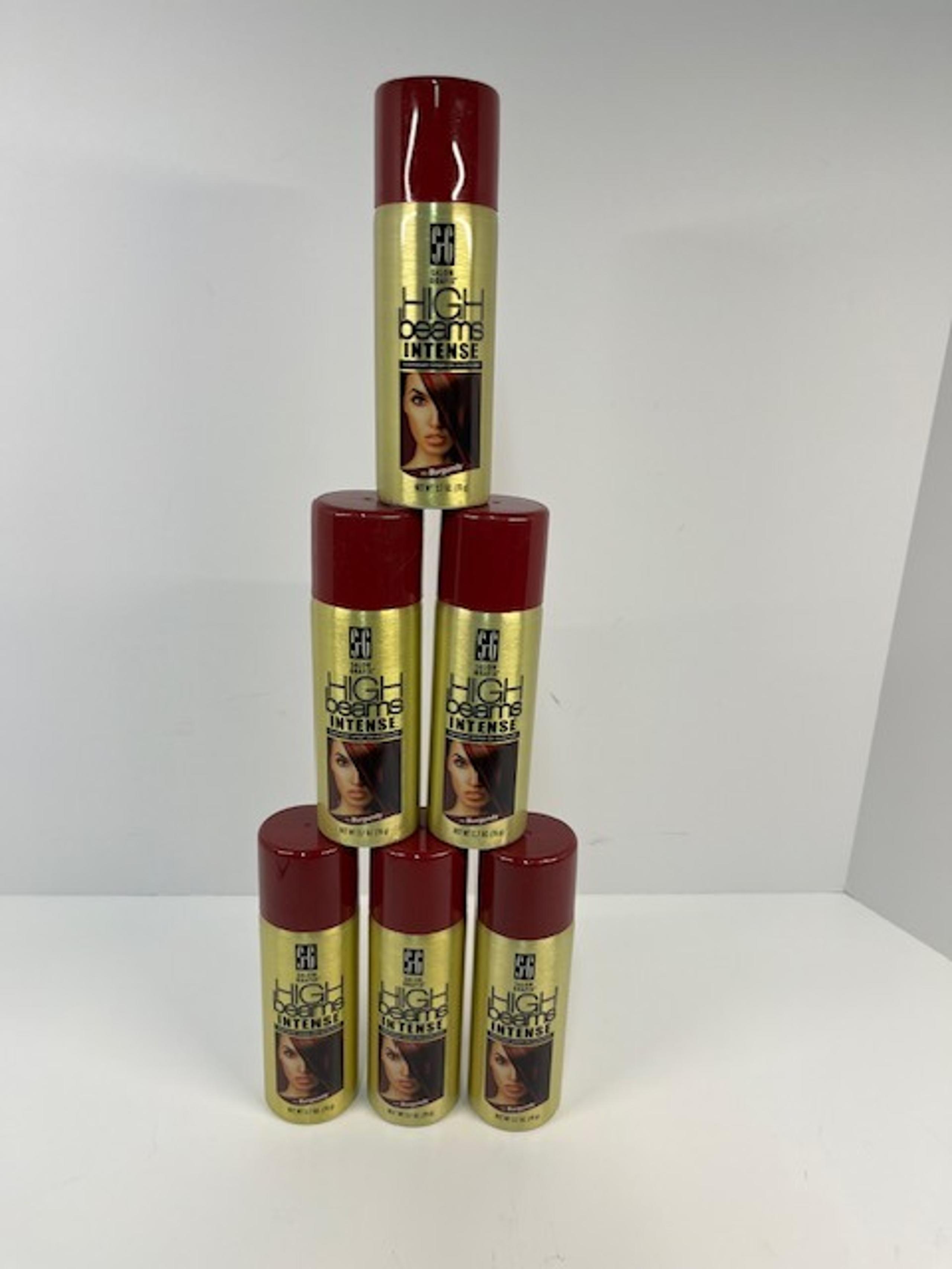Salon Grafix High Beams Burgundy. Spray On Hair Color 2.7 oz 6 cans. FREE SHIP !