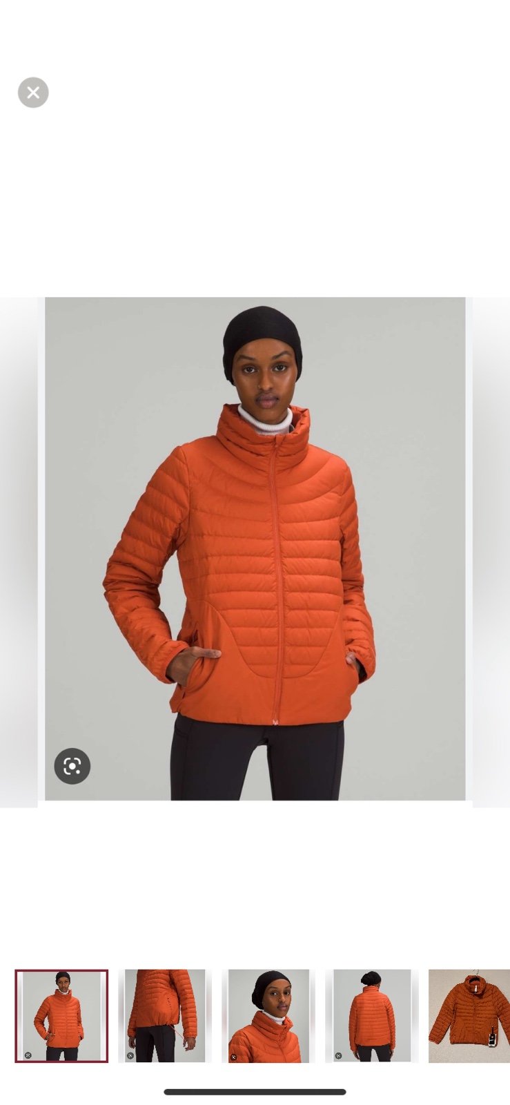 Lululemon down jacket