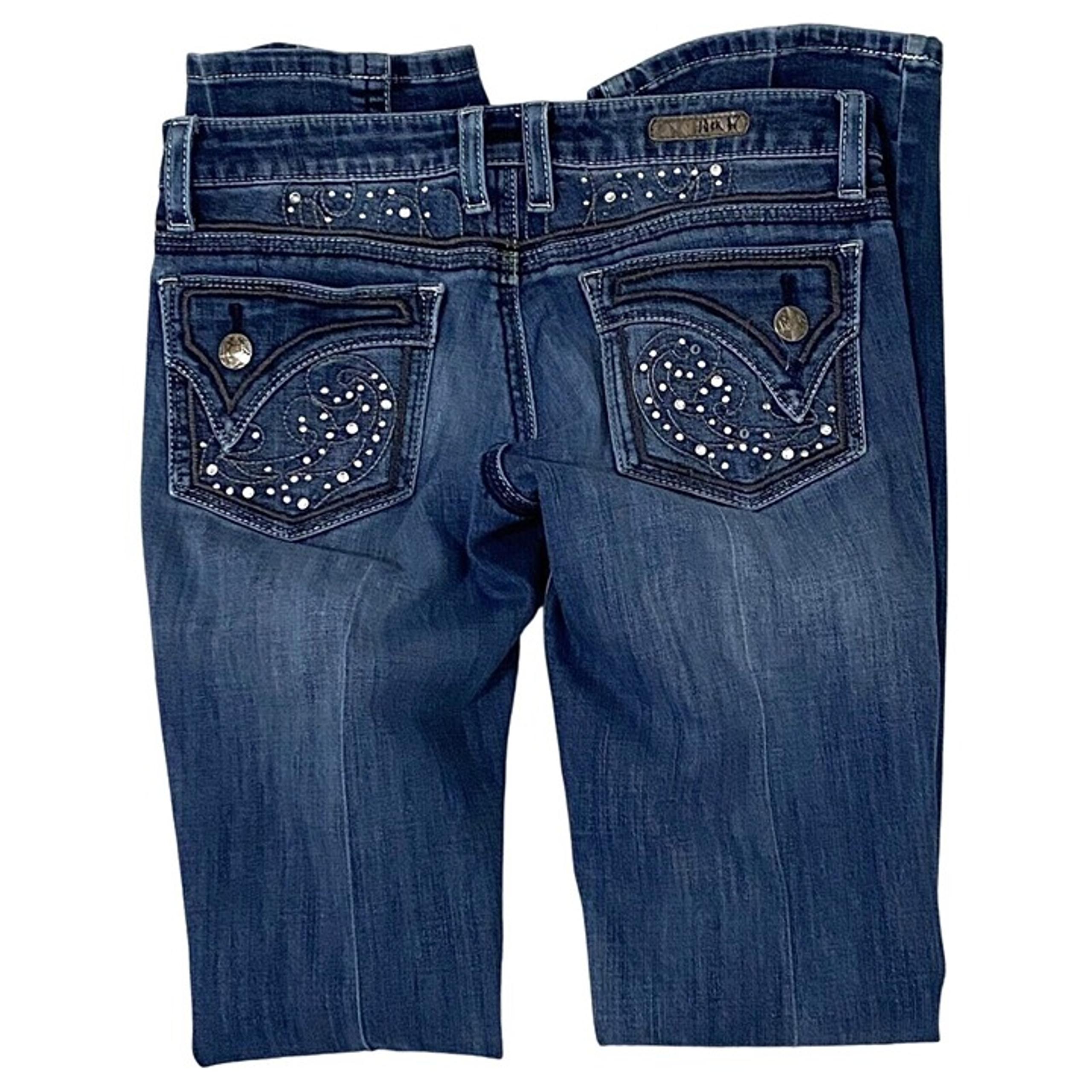 Wrangler Rock 47 Womens Ultra Low Rise Jeans 32 Rodeo Western Country Cowgirl