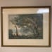 Vintage Art Print Souvenir Mortefontaine Recollect Jean Baptiste Framed Paysage