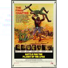 BATTLE FOR THE PLANET OF THE APES Original Theatrical Folded Poster 27 x 41