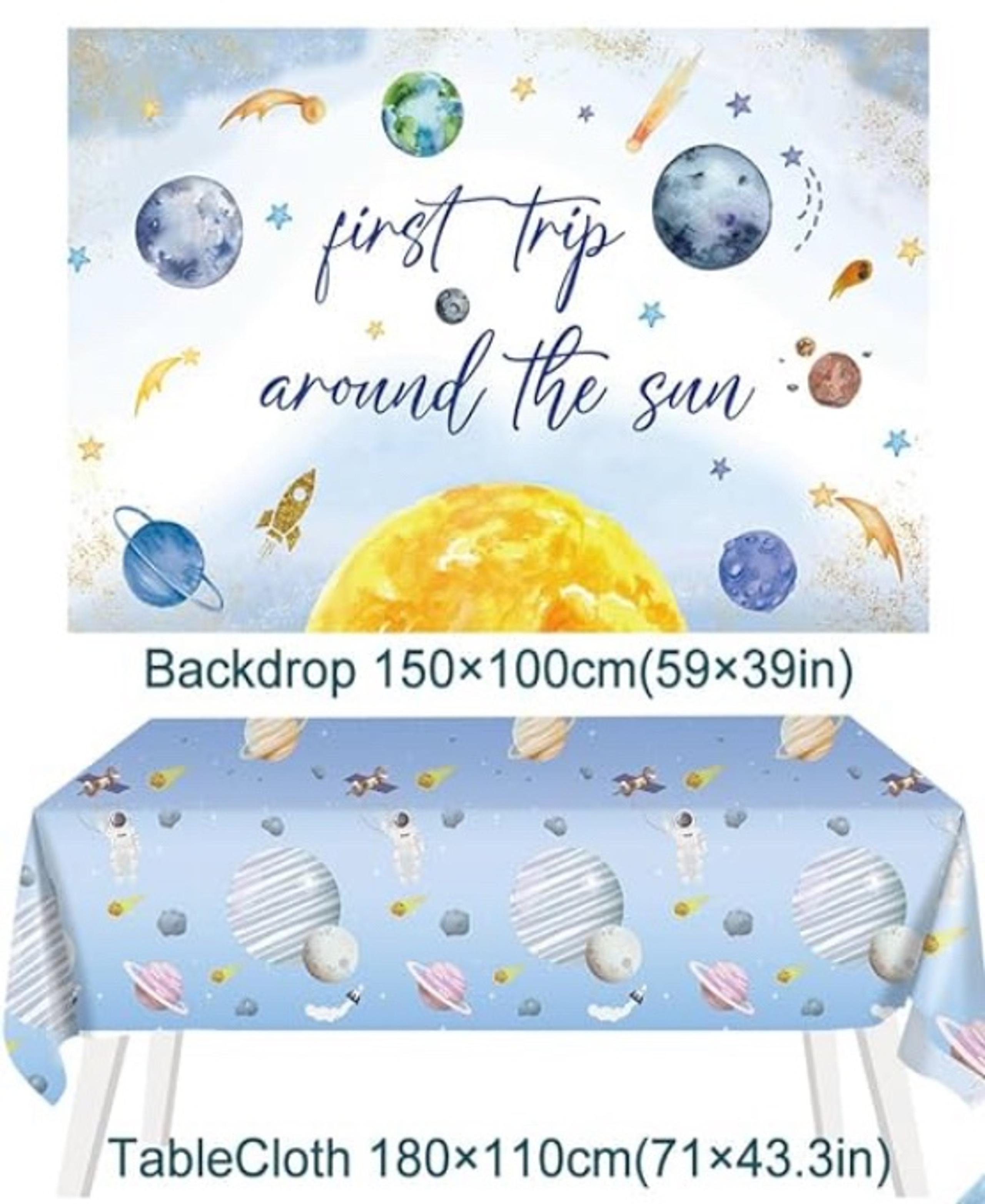 Baby’s 1st Birthday Decor - First Trip Around the Sun