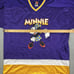 Vintage Minnie Mouse Hockey Jersey Purple Mickey Unlimited Disney Size XL