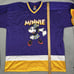 Vintage Minnie Mouse Hockey Jersey Purple Mickey Unlimited Disney Size XL