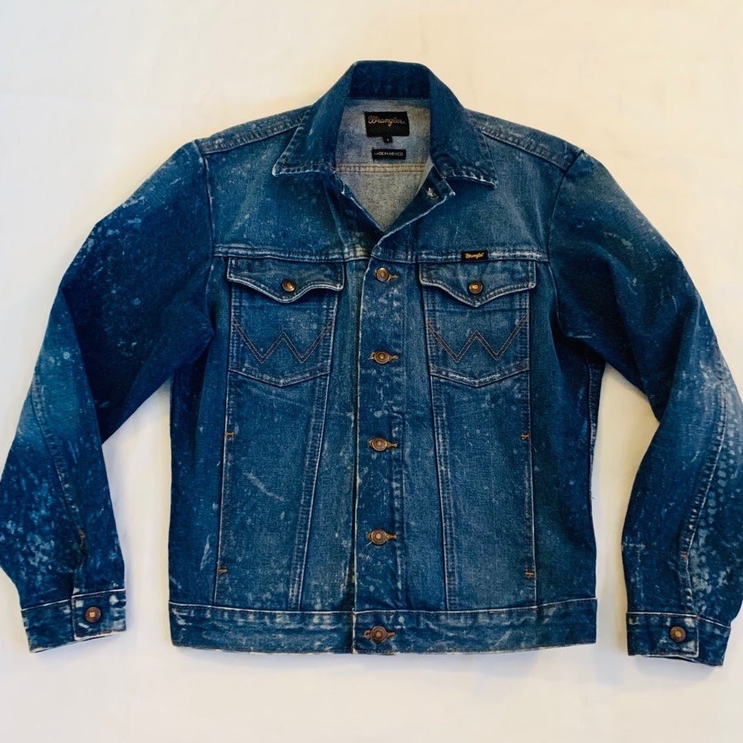 WRANGLER Distressed Denim Jean Jacket