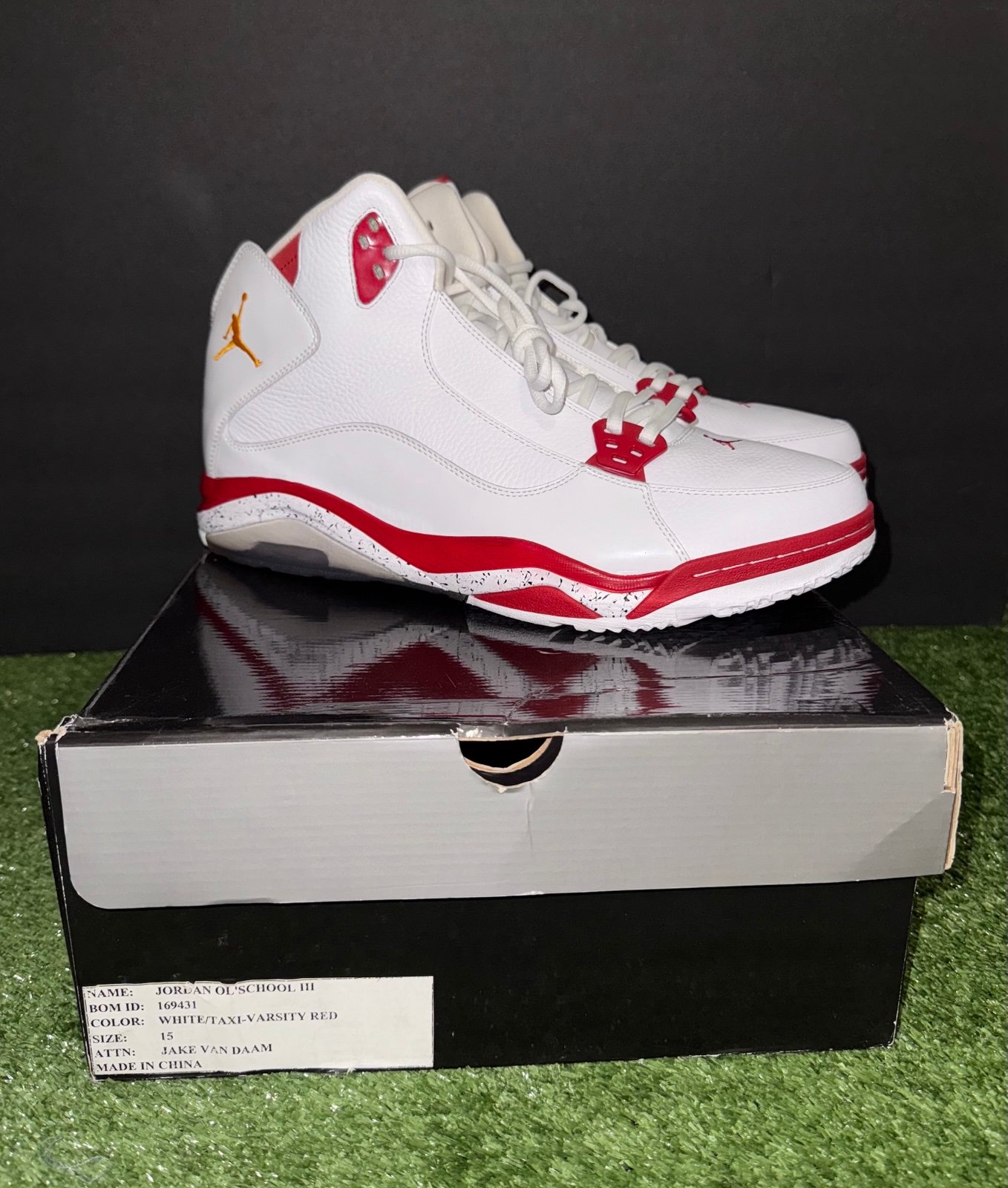 Jordan Ol'School 3 Player Exclusives PE for Q-RICH Quentin Richardson Miami Heat