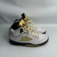Men’s Air Jordan 5 Retro Olympic 2016 White Gold Sz 10 136027-133