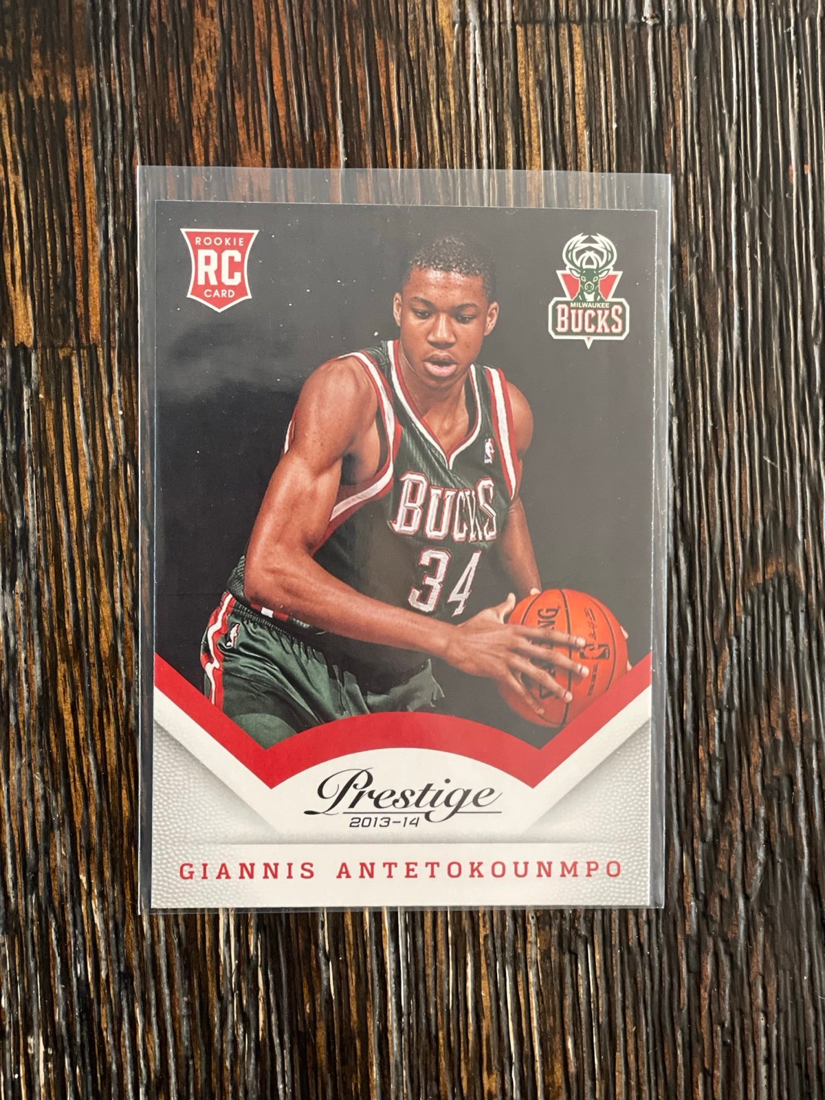 Giannis Antetokounmpo Rookie card
