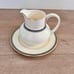 1987 Royal Doulton Olympia H5136 Creamer Pitcher Gravy Boat W/ Underplate - Vtg