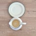 1987 Royal Doulton Olympia H5136 Creamer Pitcher Gravy Boat W/ Underplate - Vtg