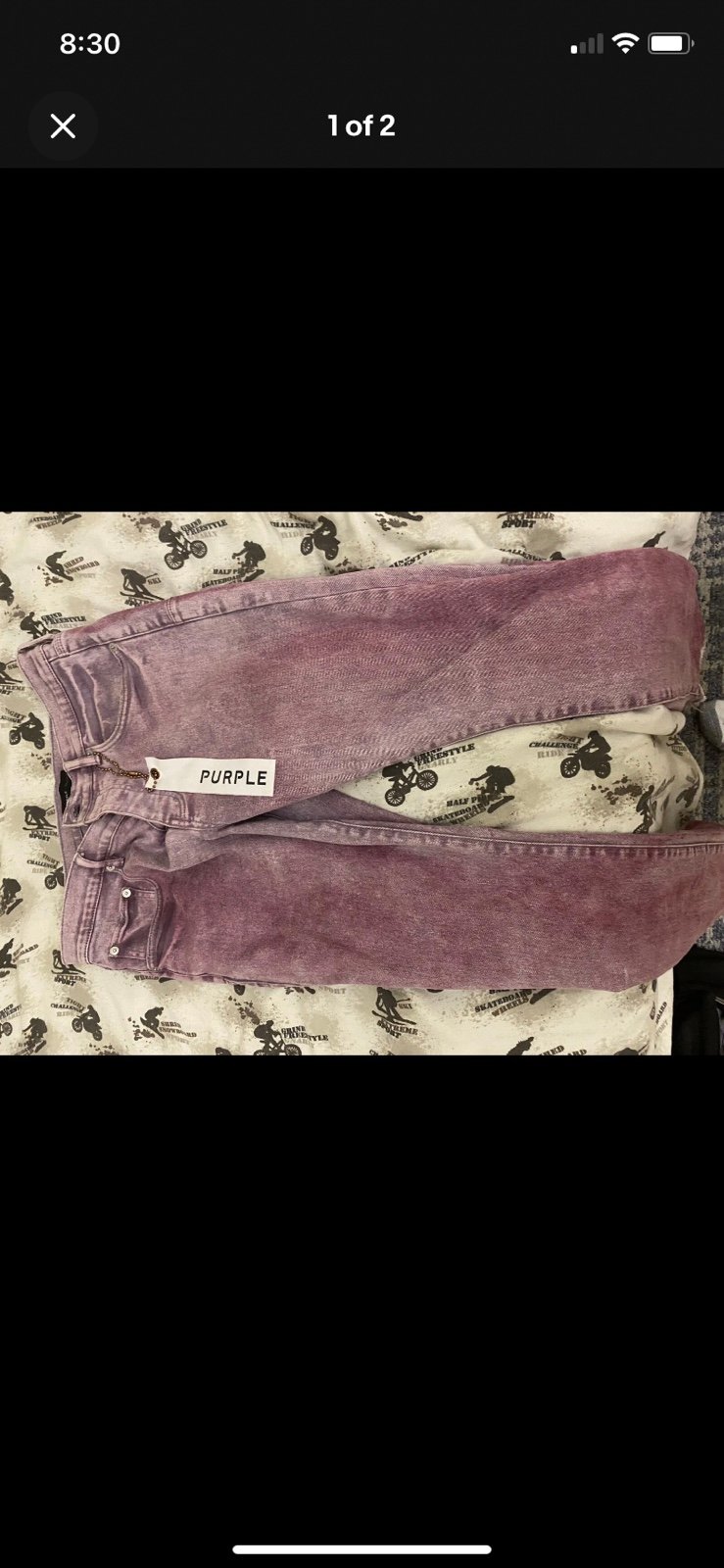 purple brand jeans size 34