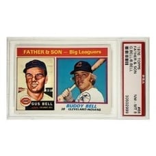 PSA 8 1976 TOPPS FATHER/SON BUDDY BELL