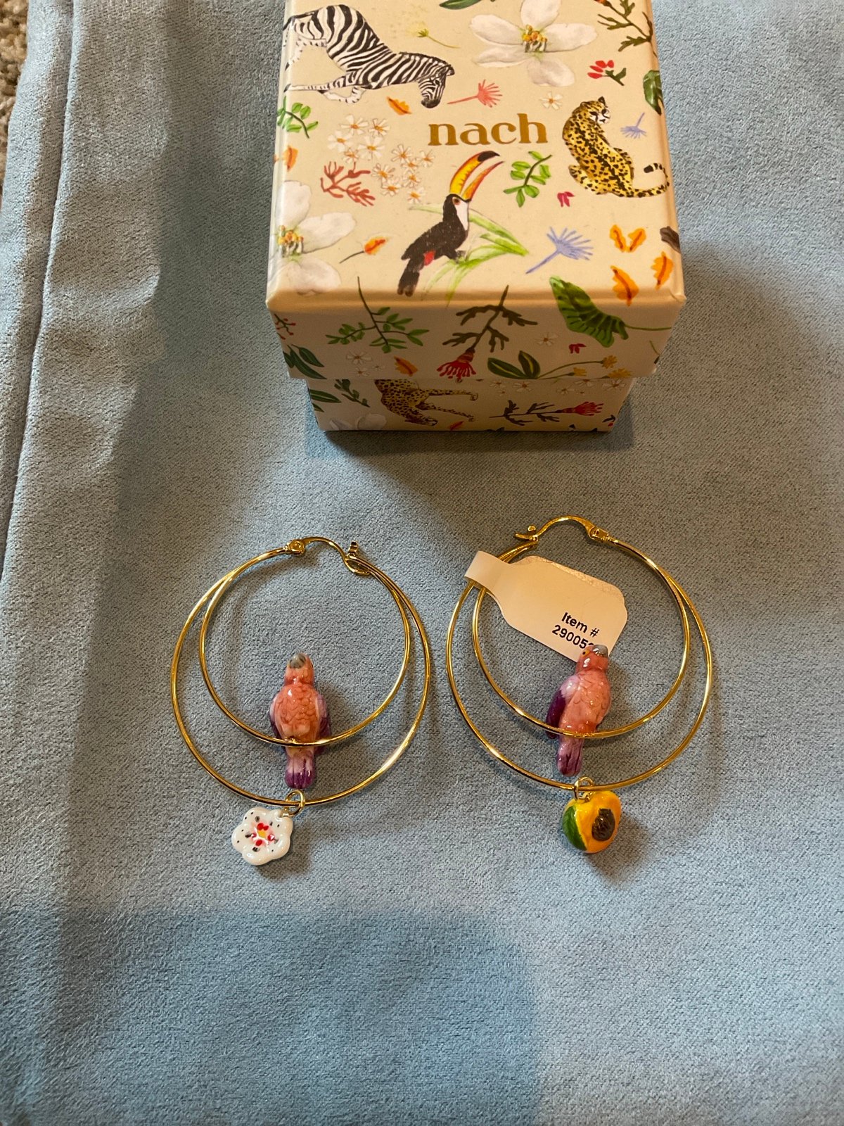 Nach(ナッシュ) cacatoes & perles violettes ピアス セール】(NACH)パンジーピアス（ピアス（両耳用））｜NACH