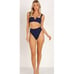 L*Space Frenchi Bikini Bottom Bitsy Cut in Dark Blue Size XS NWT