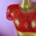 Red lingerie set