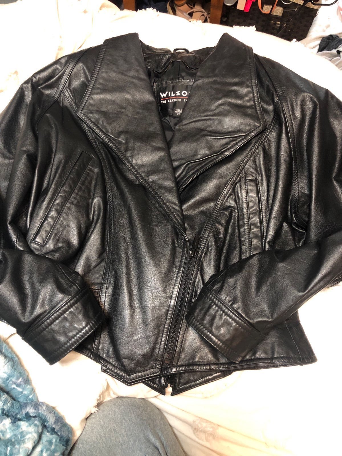 Wilsons Leather Coat Medium