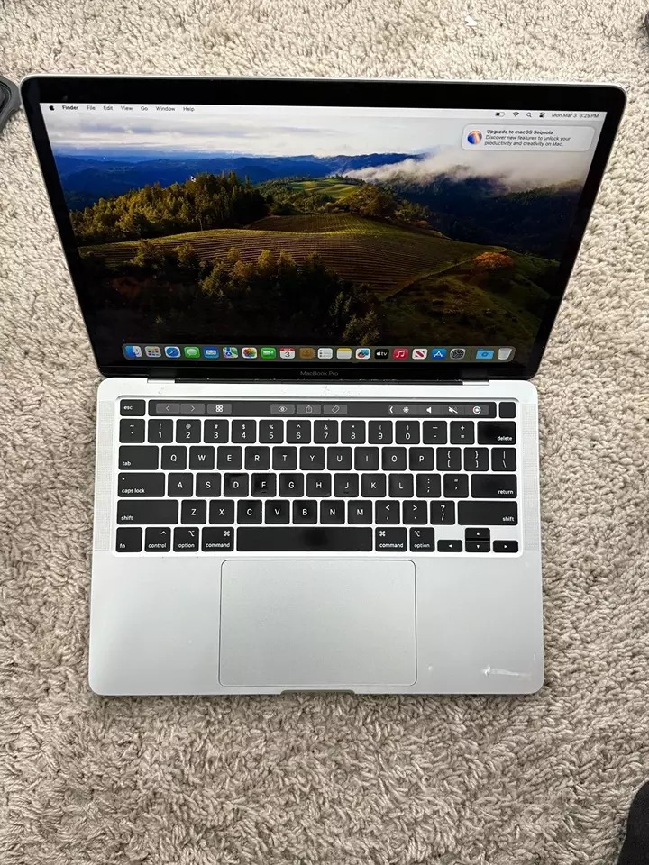 2020 Apple MacBook Pro 13.3 i5 1.4GHz 8GB RAM 256GB SSD Space Gray A2289 #0068