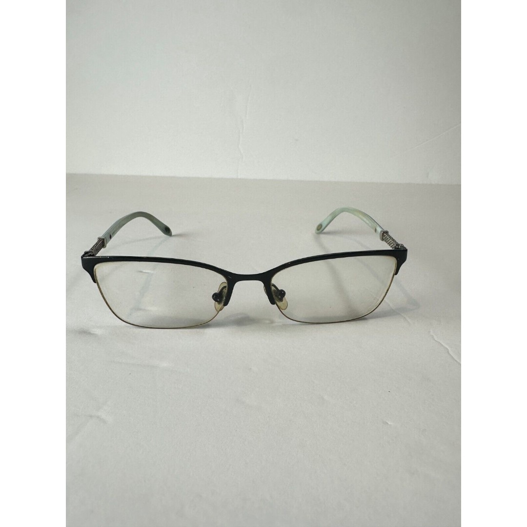 Tiffany & Co. TF1111B 6097 Women's Black Half Rim Cat Eye Eyeglass FRAME ONLY