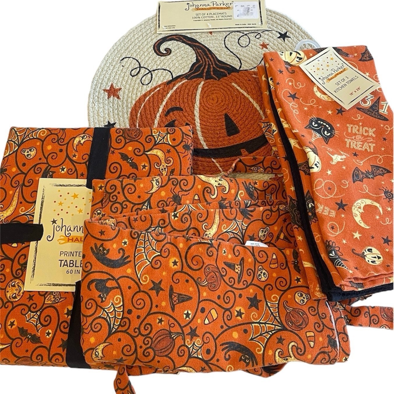Johanna Parker Halloween pumpkin kitchen set