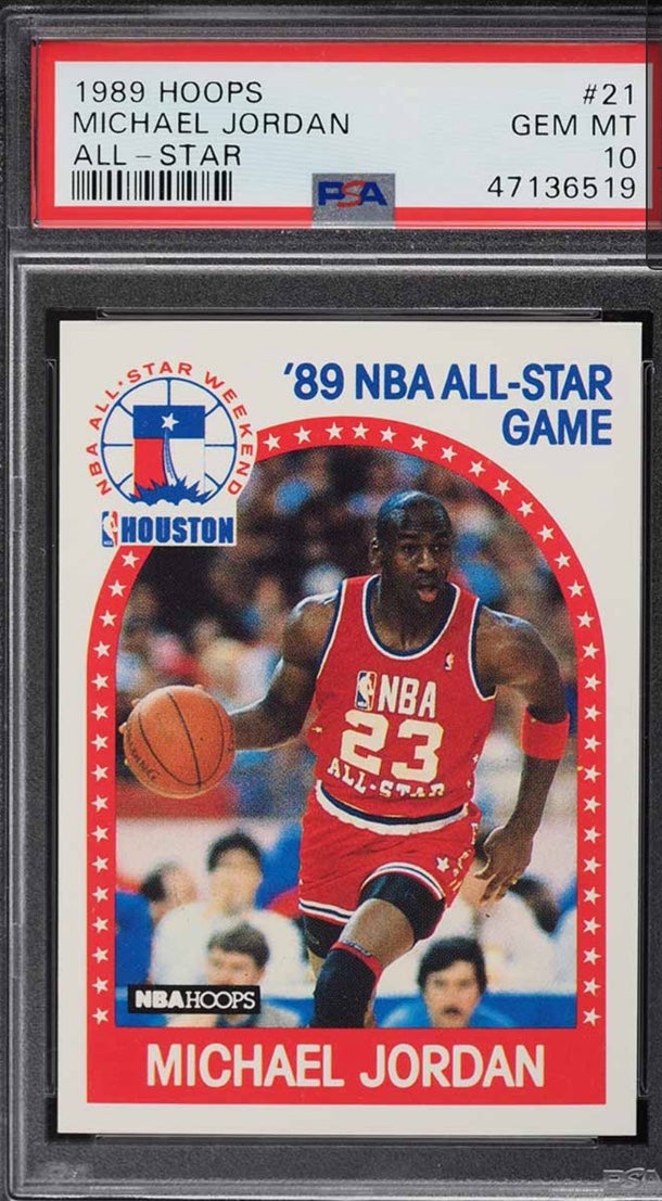 1989 Hoops Michael Jordan All Star PSA 10 Gem Mint!