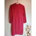 SHOMI by White Shop 100% Silk Vintage Midi Dress 10 Red Asymmetrical