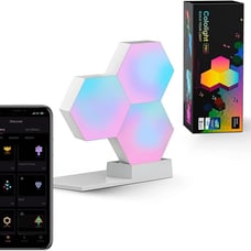 3Pcs Hexagon Lights,Music Sync LED Gaming Light, App Control Cool RGB Lights