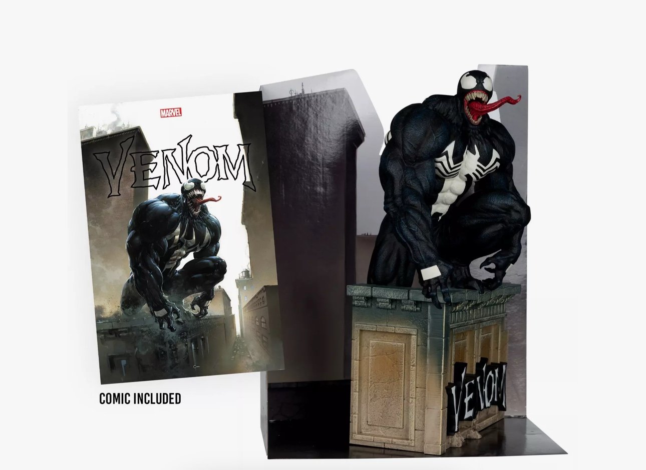 Marvel McFarlane Toys 1:6 Scale Venom Statue w/ Comic Book