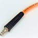 1/4 x 33 FT PVC Rubber Hybrid Air Hose Quick Coupler Fittings 300 PSI