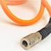 1/4 x 33 FT PVC Rubber Hybrid Air Hose Quick Coupler Fittings 300 PSI