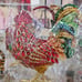 RUBY Red rhinestone Egg Rooster Jewelry Box, Rooster Lover christmas gifts