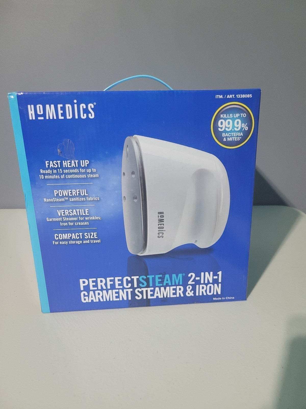 Homedics 2024 garment steamer