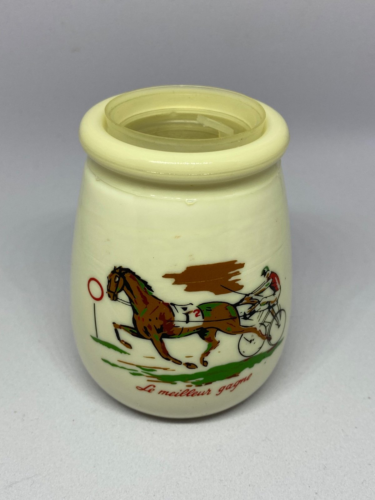 Rare VTG Amora Mustard Jar Le Meilleur Gagne Dijon