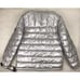 Tommy Hilfiger Mens Medium Silver Pearlized Sherpa Lined Hooded Puffer Jacket