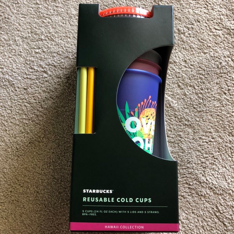 Starbucks Hawaii Exclusive Cold Reusable cups