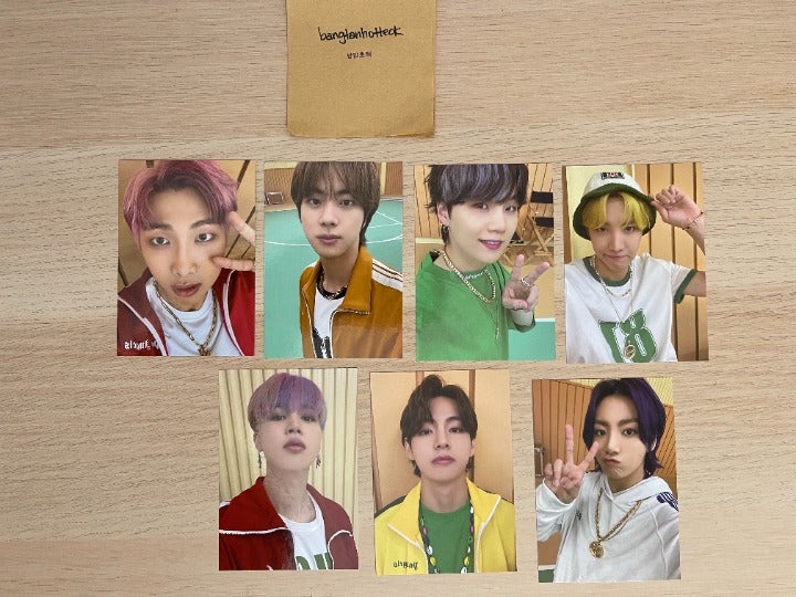 BTS Butter Cardigan Photocard Set - All members
