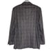 Jos. A. Bank 42L grey plaid micro velour trendy sports coat blazer