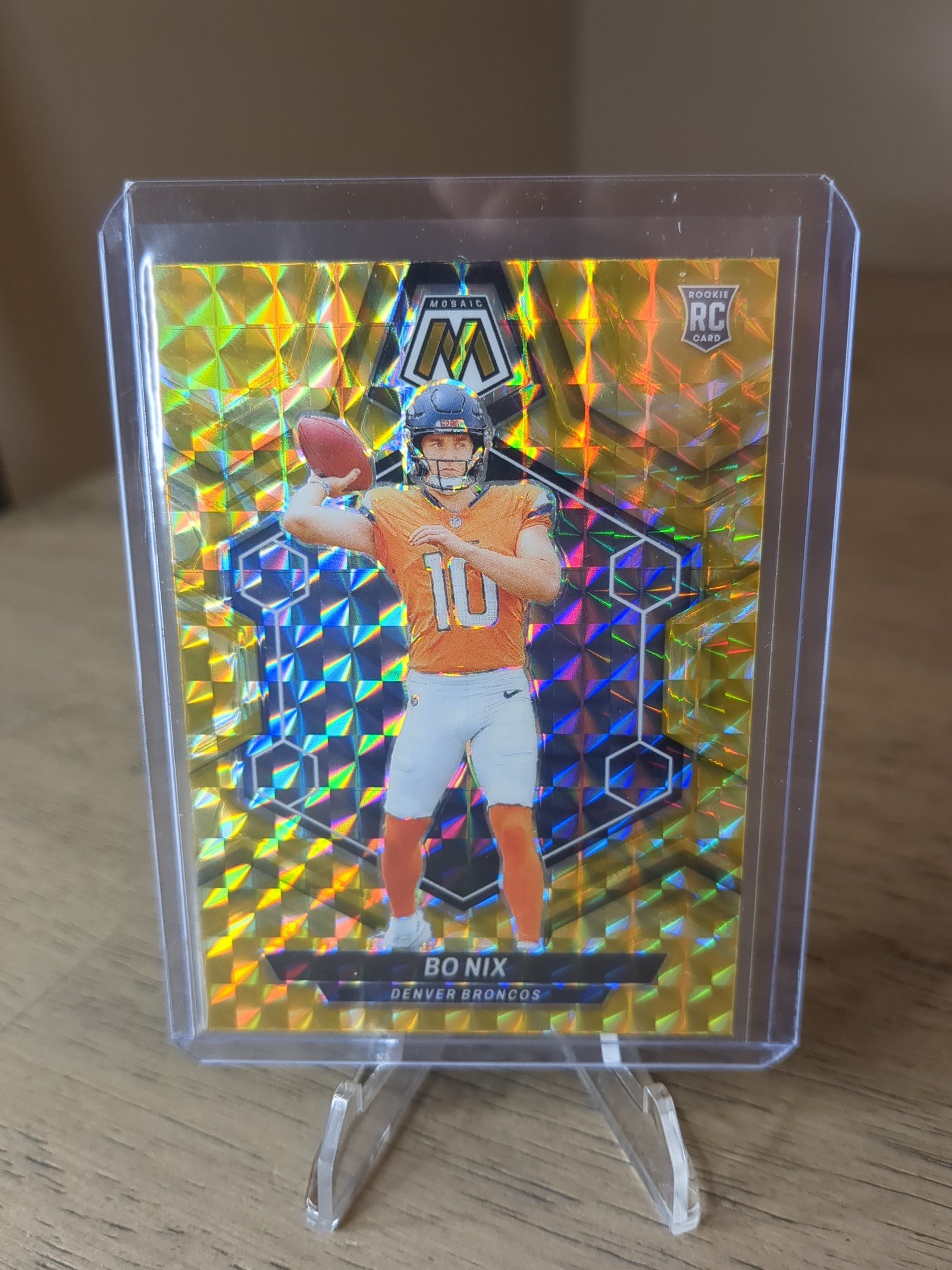 2024 MOSAIC BO NIX RC YELLOW REACTIVE PRIZM MOSAIC