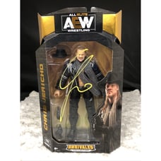 Jazwares AEW Unrivaled W1 Chris Jericho Action Figure - Signed Jsa Certified
