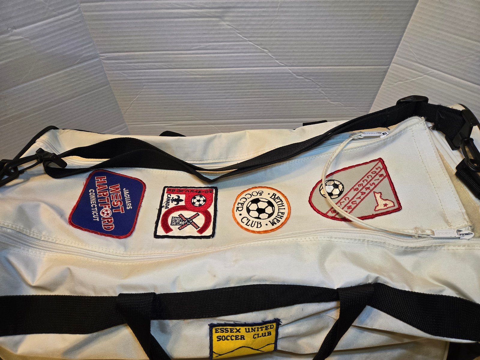 Rare Vintage ADIDAS Deutscher Fussball Dufflebag Large Germany 90 Travel Workout