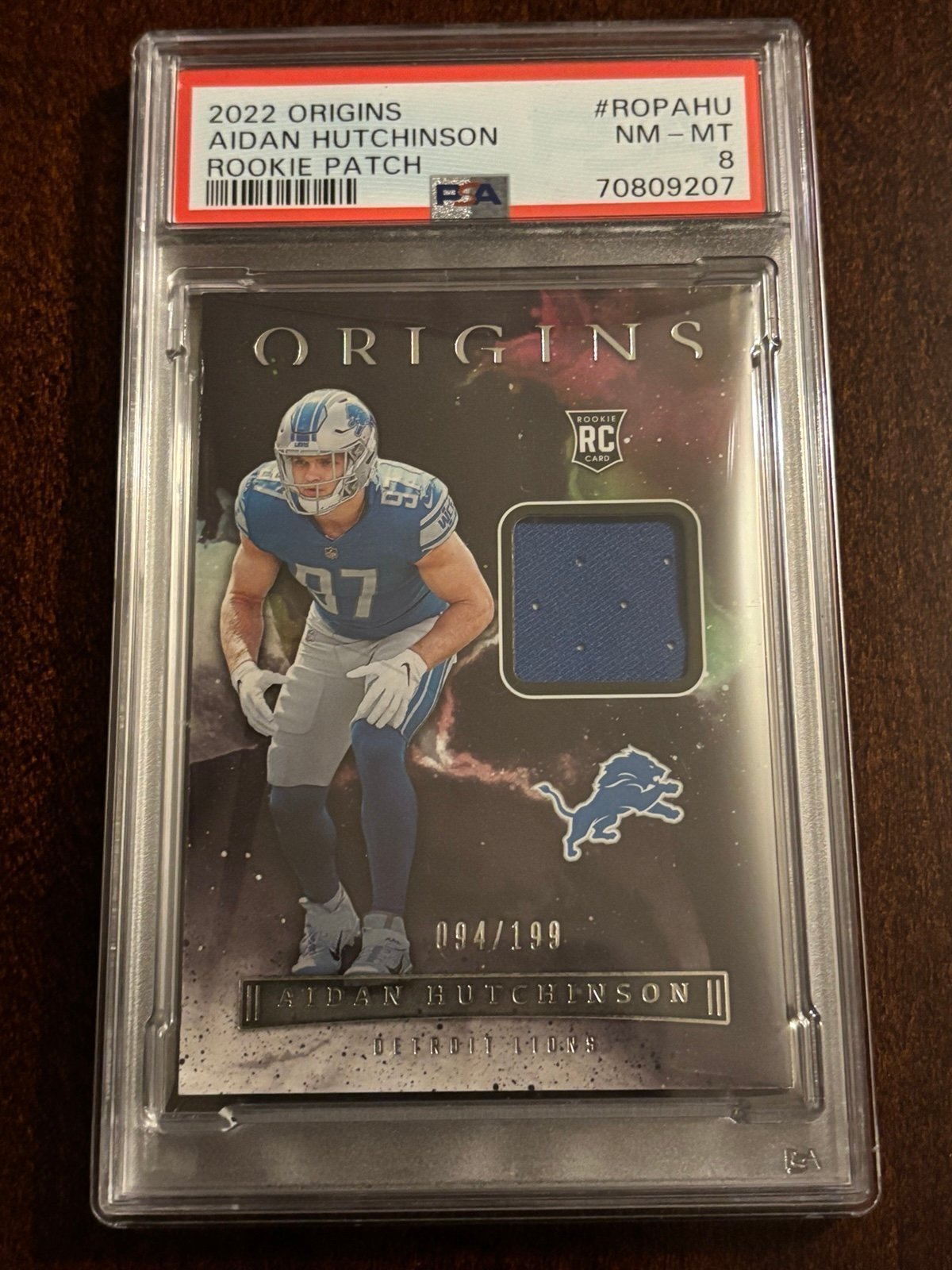 2022 Aidan Hutchinson Rookie Patch