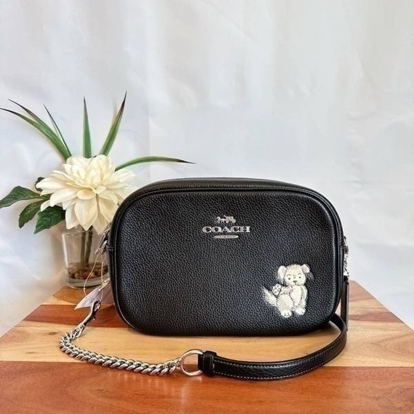 NWT Coach Jamie Camera Bag With Happy Dog