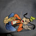Character Button Front Vest Blue Size L-XL . Pinstripe