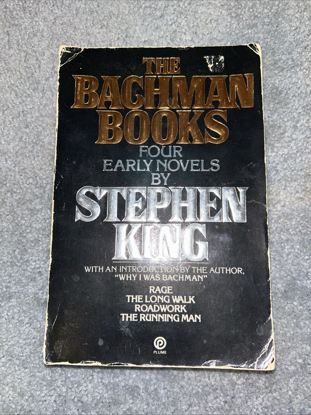 The Bachman Books Stephen King 1985 1st Edition 1st Print Paperback RAGE
