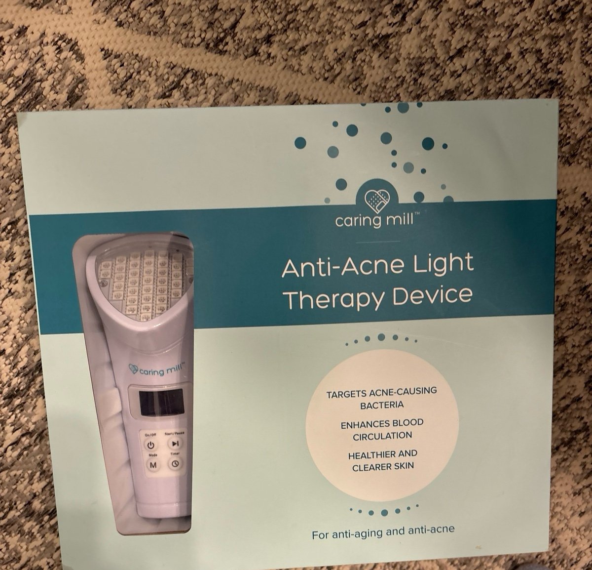 Anti acne light therapy